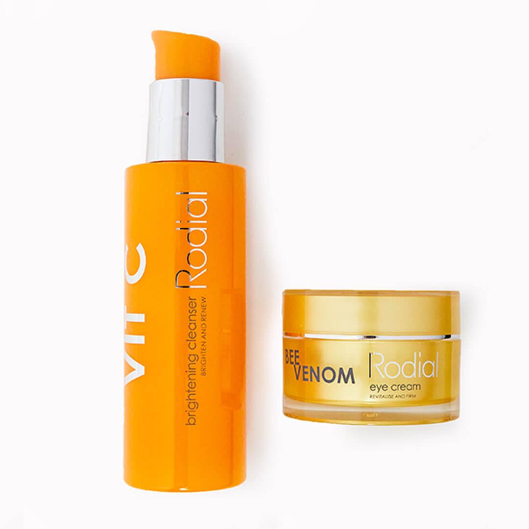 RODIAL Bee Venom Eye Revitalise And Firm + Vit C Brightening Cleanser Mobile