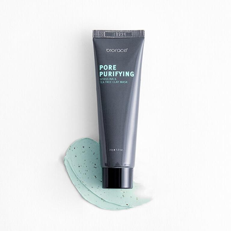 BIORACE Pore Purifying Spirulina & Tea Tree Clay Mask Desktop productId:p-jtoup2haqeie1d5