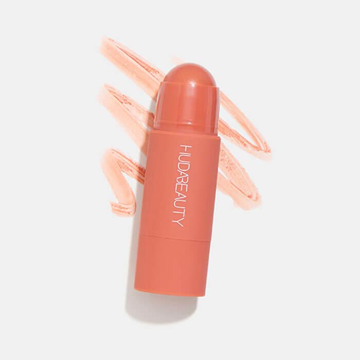 HUDA BEAUTY Cheeky Tint Cream Blush Stick in Perky Peach Desktop