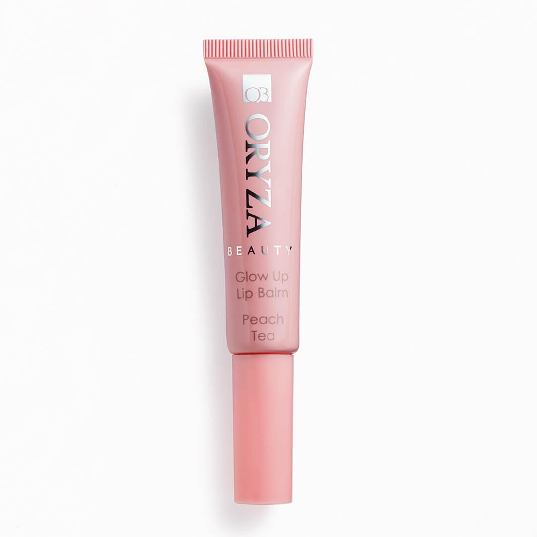 ORYZA Glow-Up Lip Balm in Peach Tea Desktop productId:p-kumql0jqsq3l1lfb