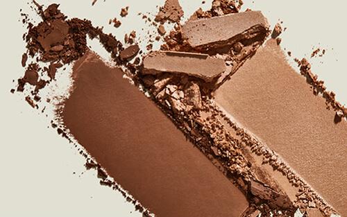 A swatch of Luscious Cosmetics Contour Kit Duo. Mobile