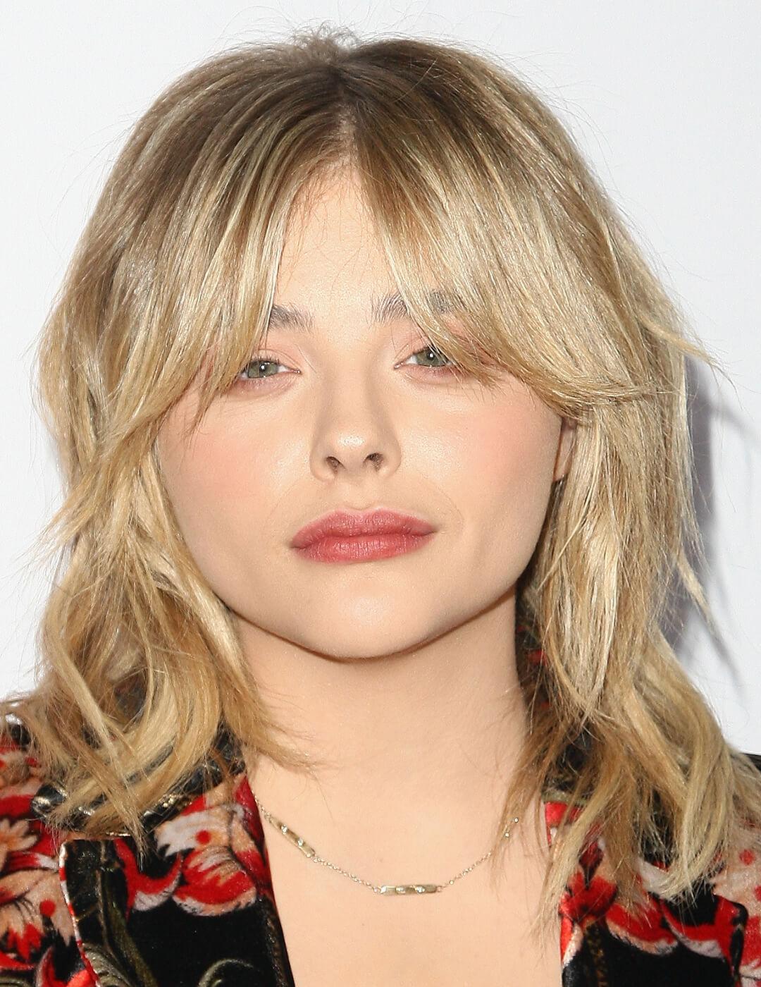 A photo of Chloe Grace Moretz with a rockstar shag Mobile