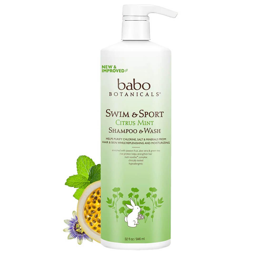 BABO BOTANICALS Swim & Sport Citrus Mint Shampoo & Wash Desktop