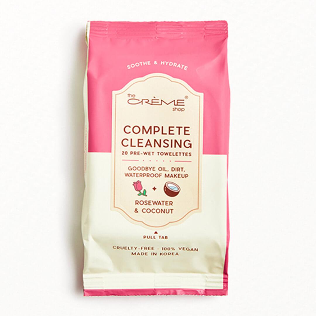 THE CRÈME SHOP Complete Cleansing Rose Water & Coconut Towelettes Mobile productId:p-kbwj4ttsfiag1d4n