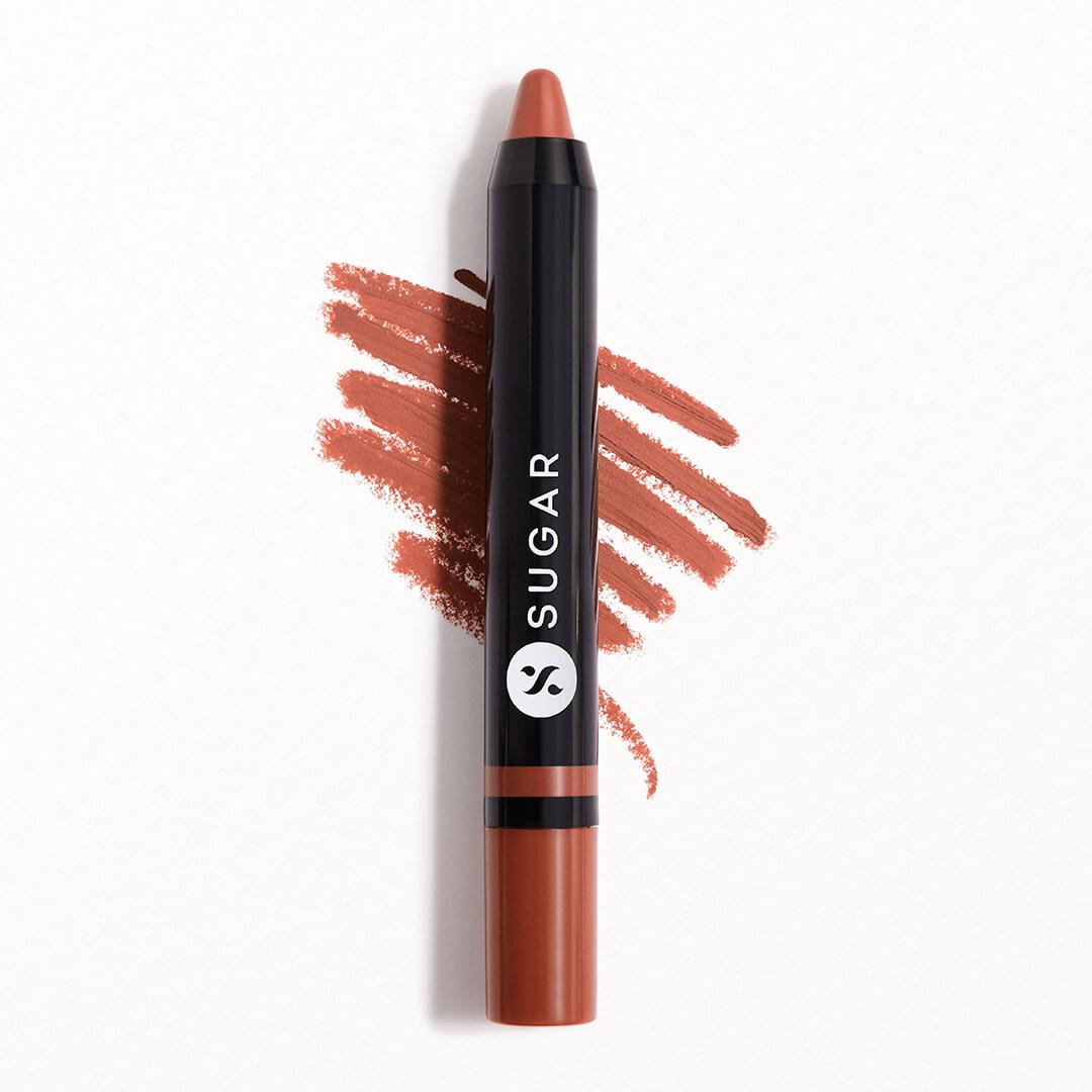 SUGAR COSMETICS Plush Crush Crème Crayon in Bourbon Bree Desktop productId:p-ke0c3orvyhzdm