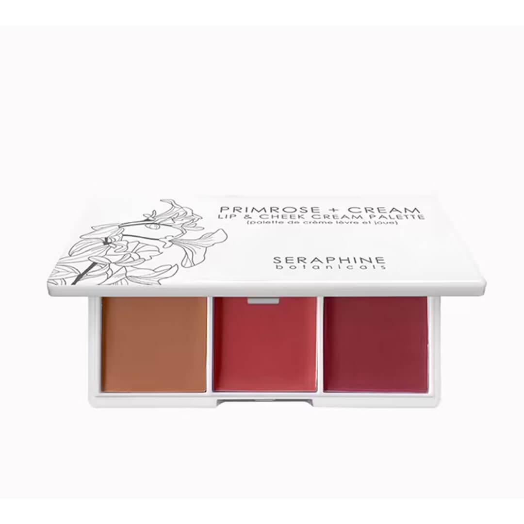 SERAPHINE BOTANICALS Primrose + Cream - Lip & Cheek Cream Palette Desktop