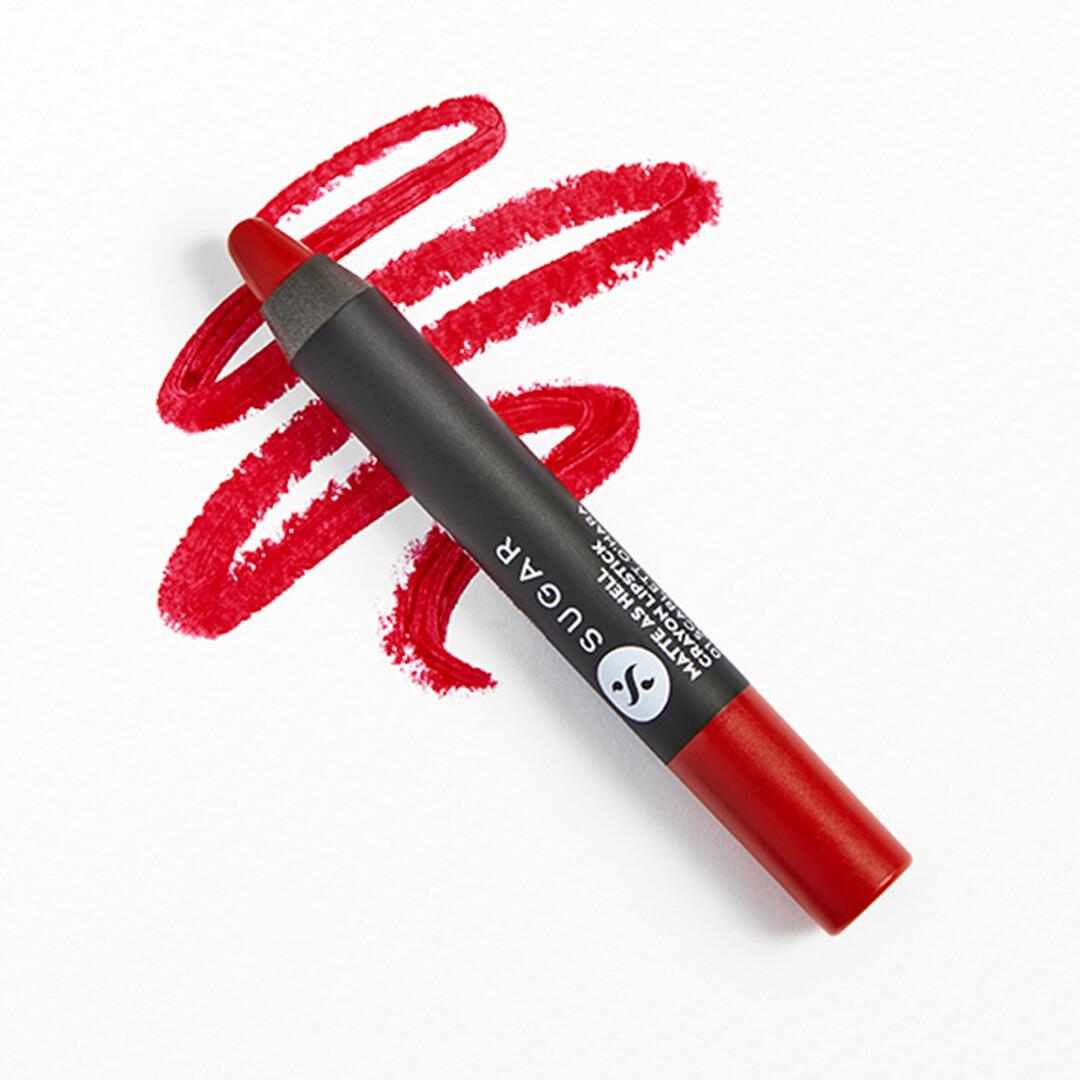 SUGAR COSMETICS Matte As Hell Lip Crayon in Scarlett O'Hara Desktop productId:p-jz1eu5md7fr4ubv