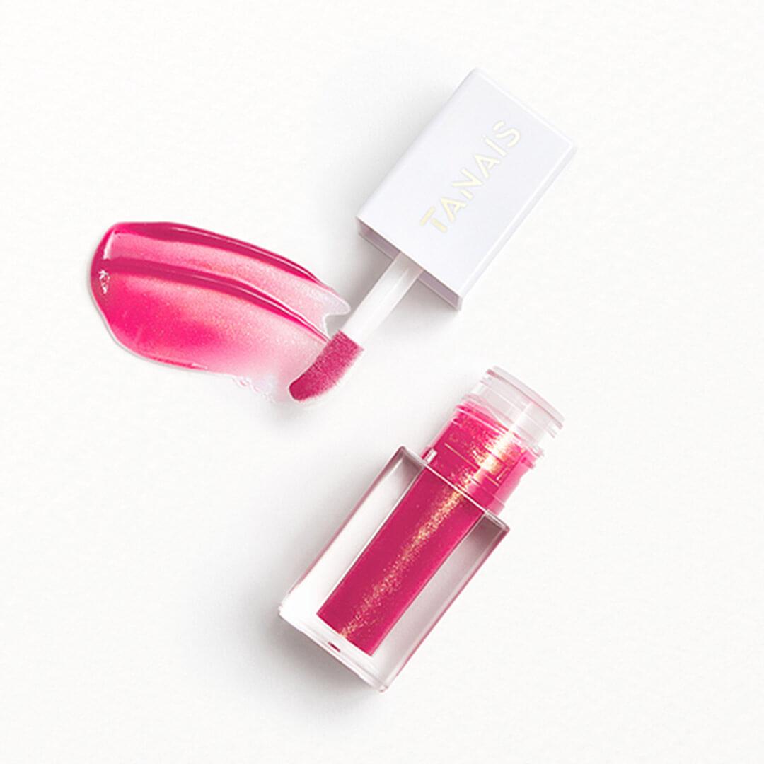 TANAÏS Lip Oil in Plumeria Petal Mobile