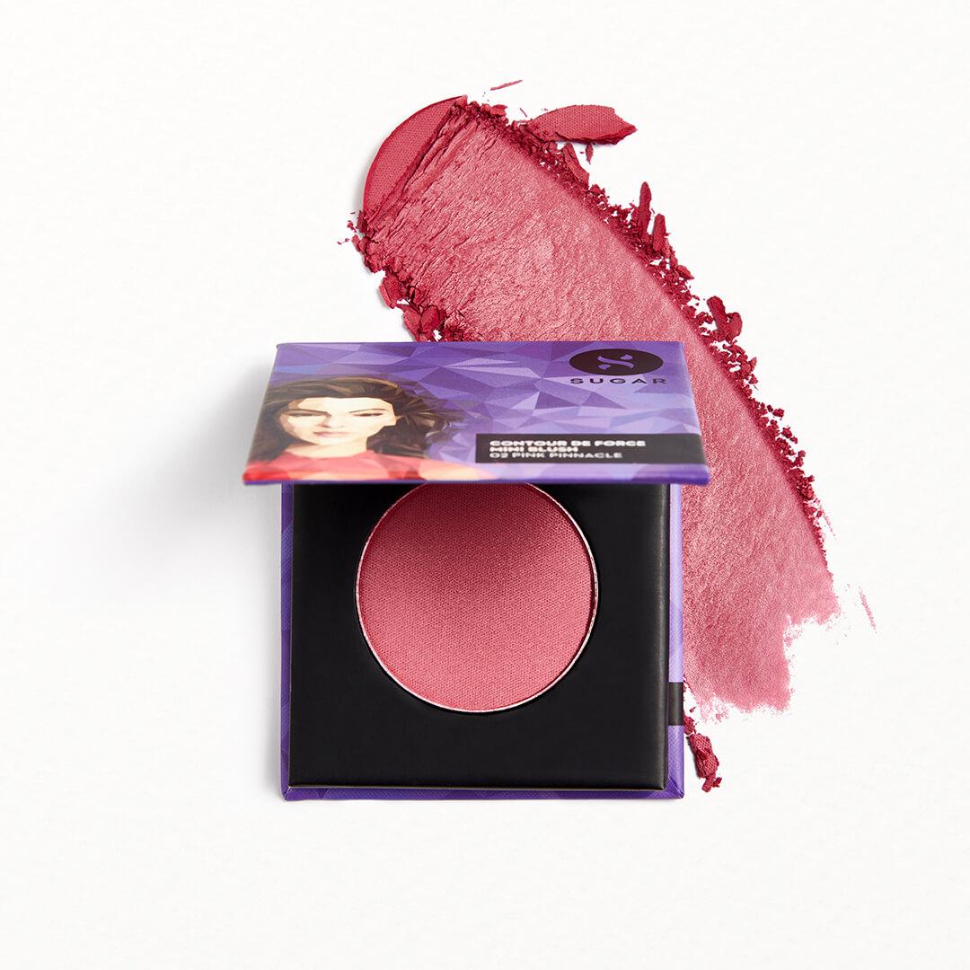 SUGAR COSMETICS Contour De Force Mini Blush in 02 Pink Pinnacle Mobile