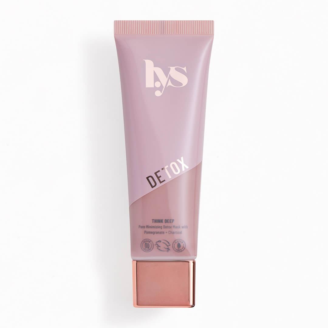LYS BEAUTY Think Deep Pore Minimizing Detox Mask with Pomegranate + Charcoal Desktop