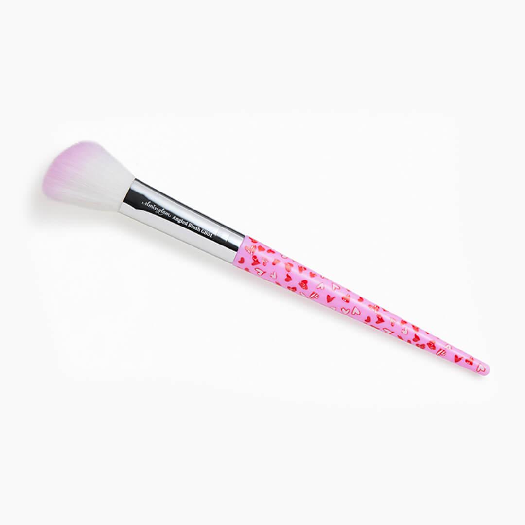 SLMISSGLAM Pink with Red Doodle Heart Mobile