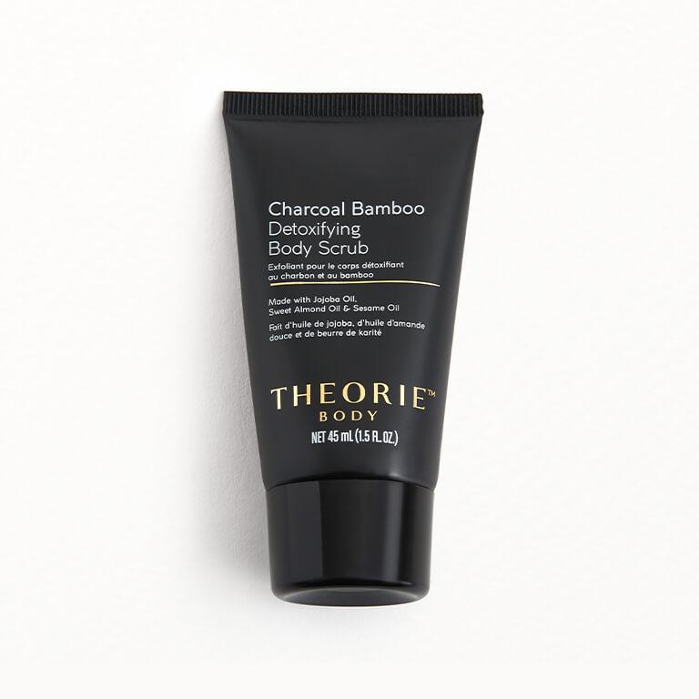 An image of THEORIE Charcoal Bamboo Detoxifying Body Scrub Desktop