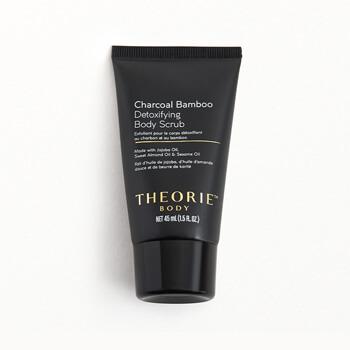 An image of THEORIE Charcoal Bamboo Detoxifying Body Scrub Mobile