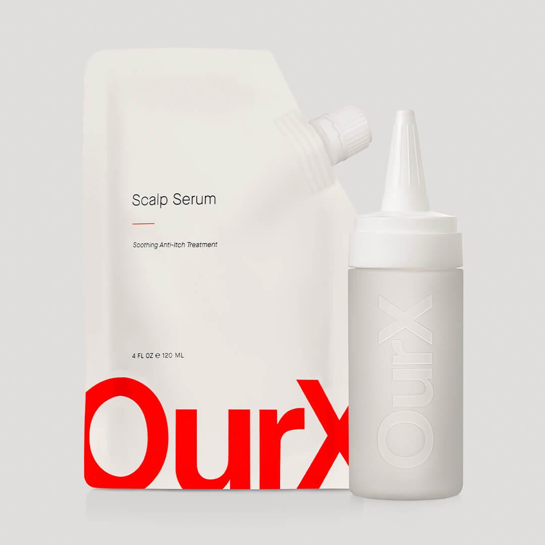 OURX Scalp Serum + 120 ml Vessel Mobile