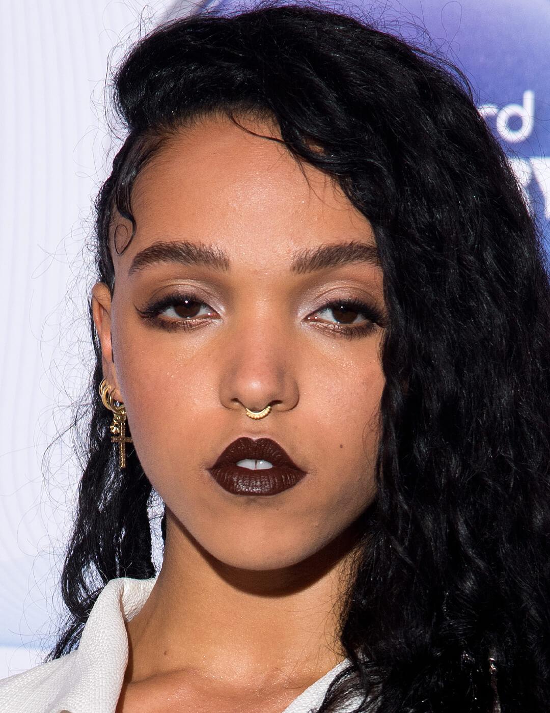 Tahliah Barnett looking fierce in a dark makeup look Desktop