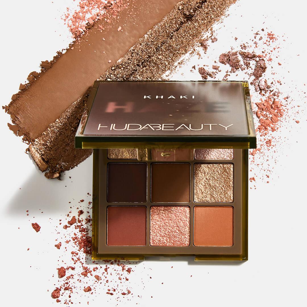 HUDA BEAUTY Haze Obsessions Eyeshadow Palette in Khaki Mobile