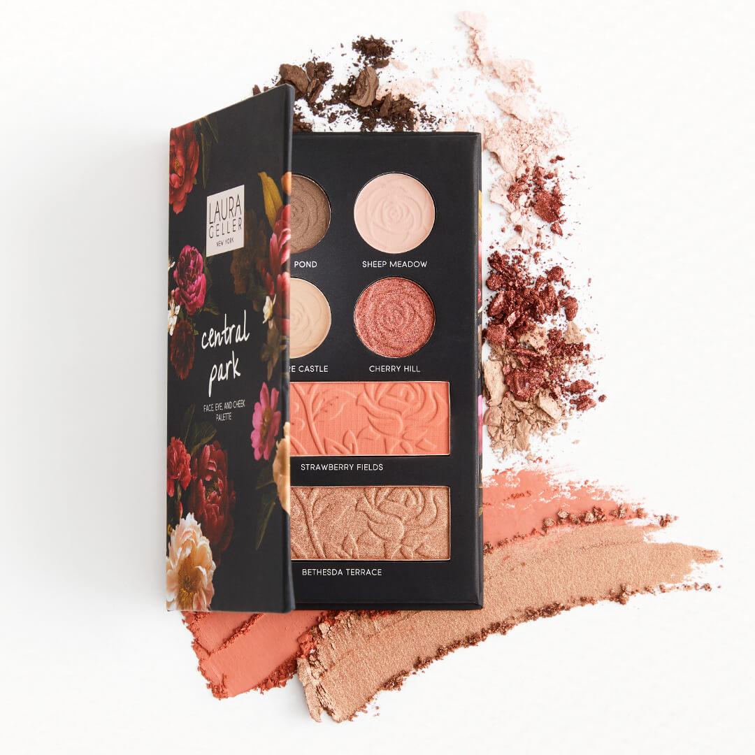 An image of LAURA GELLER Urban Garden Palette in Central Park. Mobile