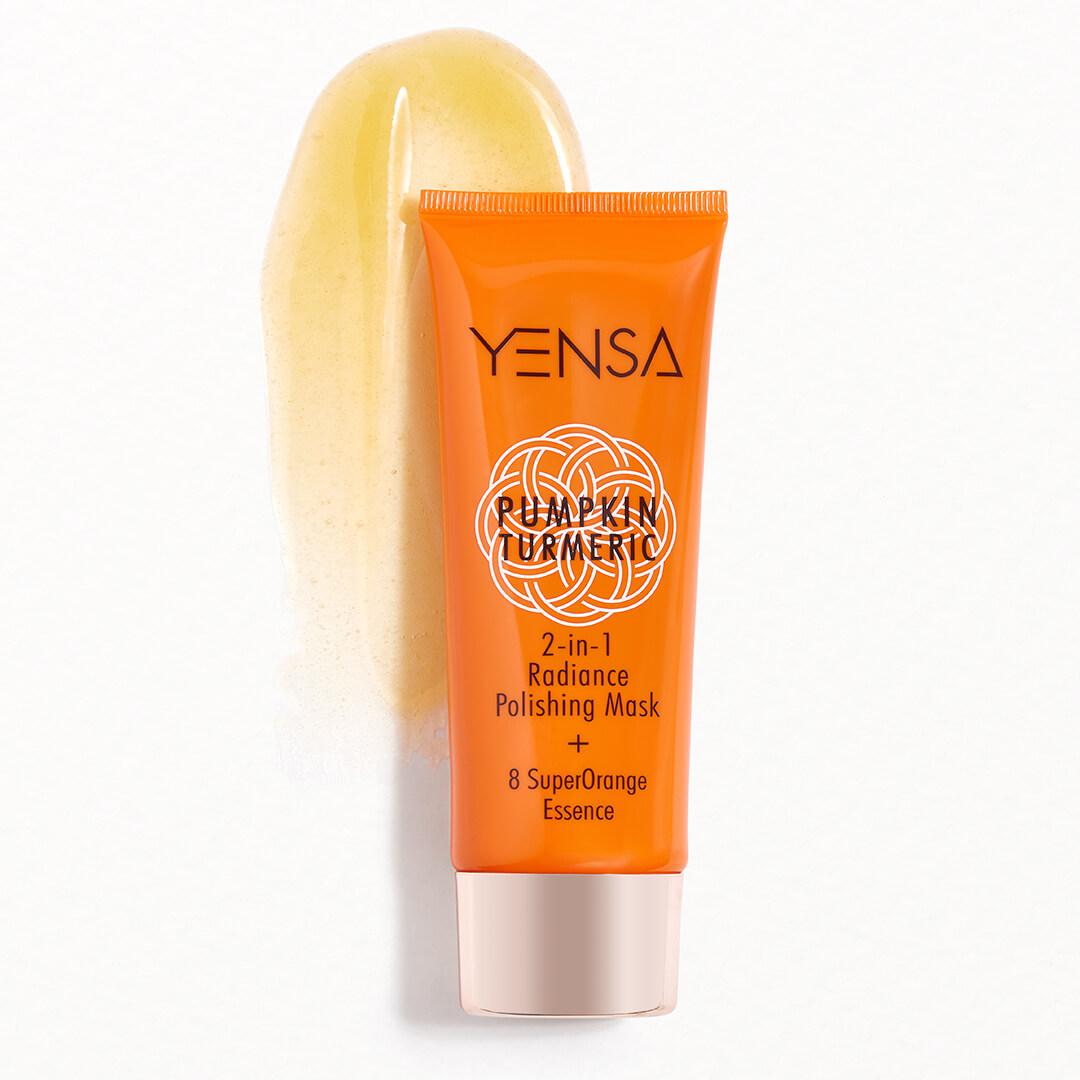 YENSA Pumpkin Turmeric 2-in-1 Radiance Polishing Mask Desktop
