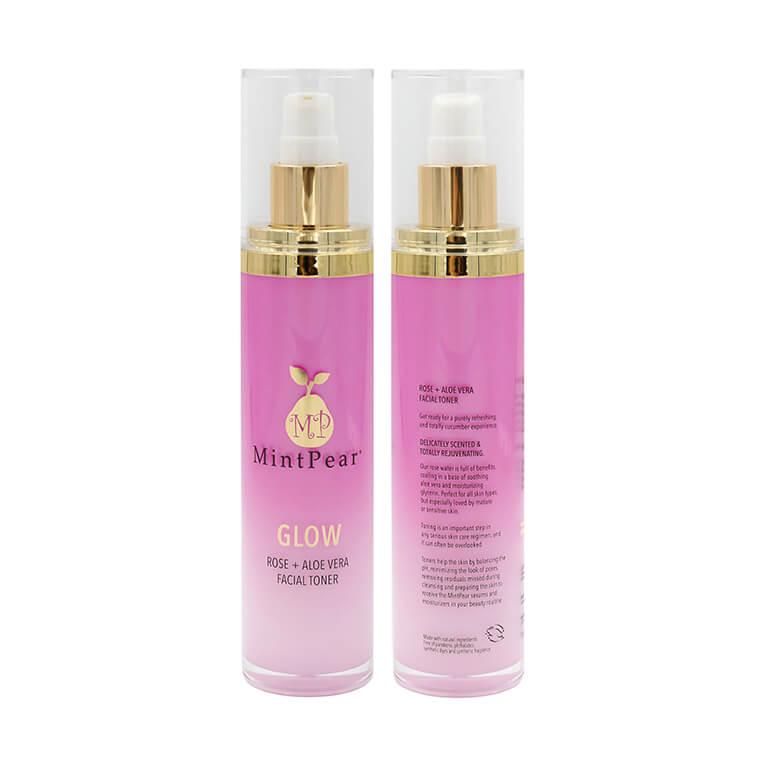 MINTPEAR GLOW Rosewater + Aloe Vera Facial Toner Desktop