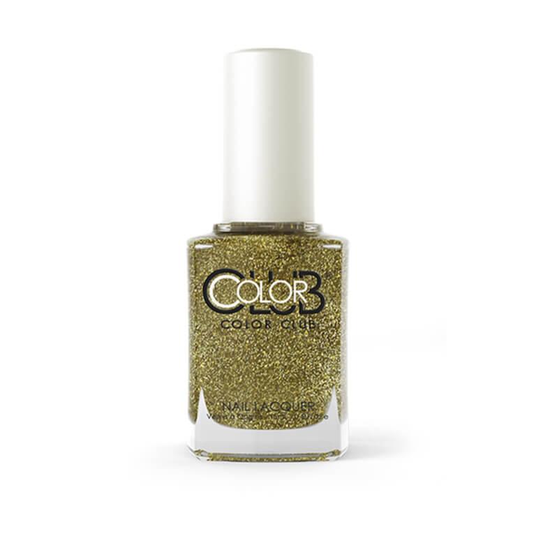 COLOR CLUB Nail Lacquer in Gold Glitter Desktop