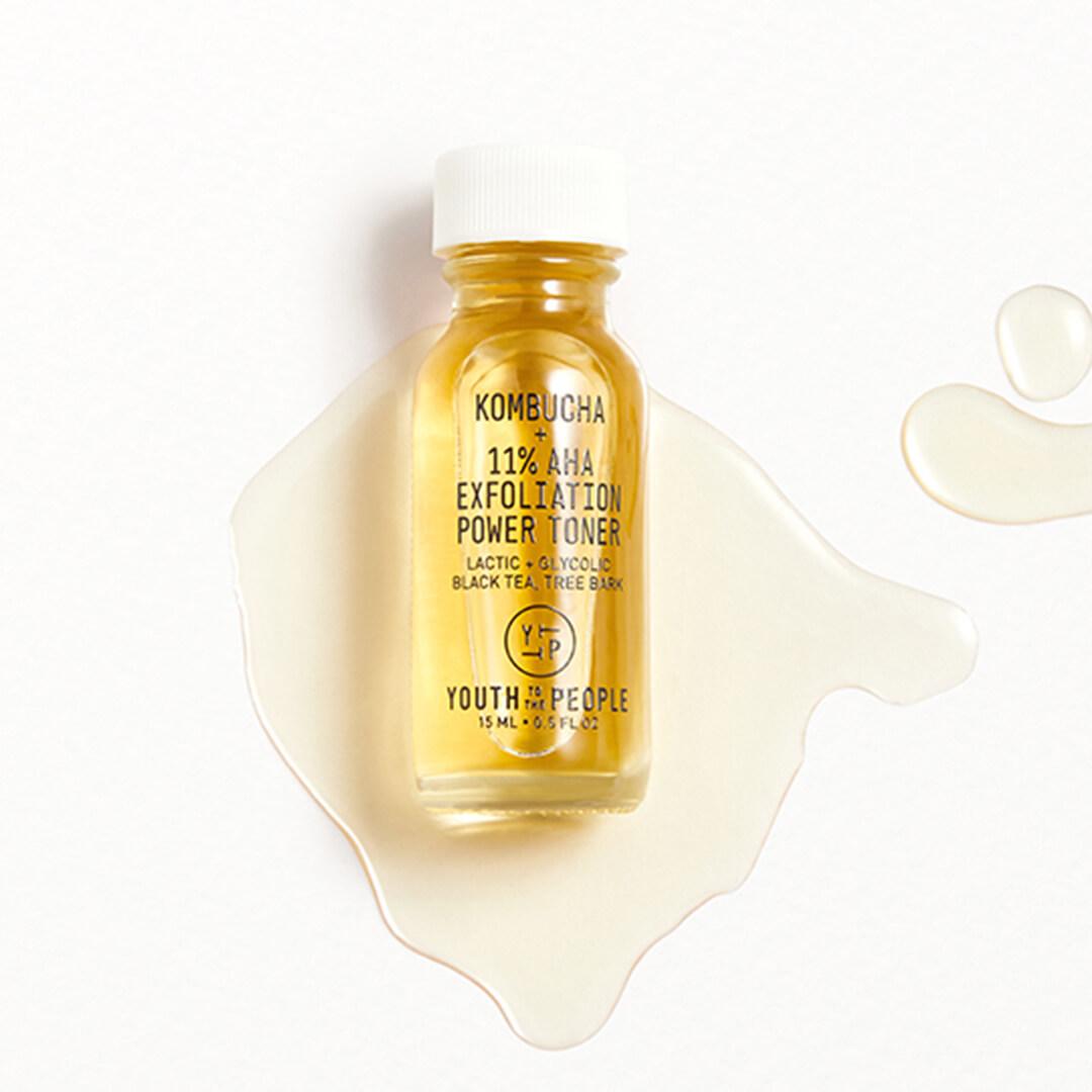YOUTH TO THE PEOPLE Kombucha + 11% AHA Exfoliation Power Toner Desktop