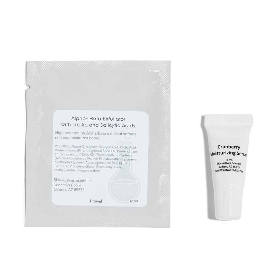 SKIN ACTIVES SCIENTIFIC Take Five Renewing Facial Kit: Cranberry Moisturizing Serum Mobile