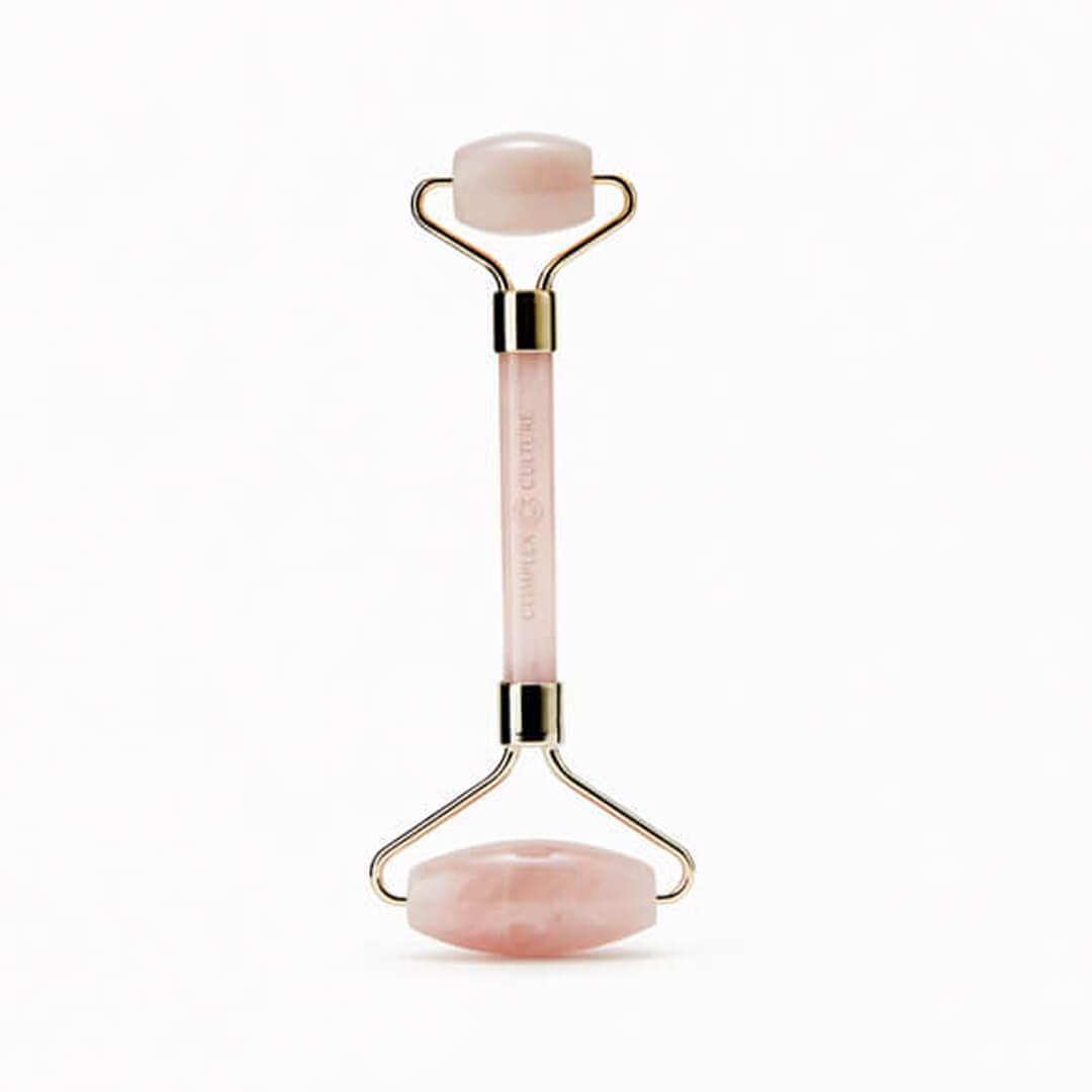 COMPLEX CULTURE Rose Quartz Facial Toning Roller Mobile