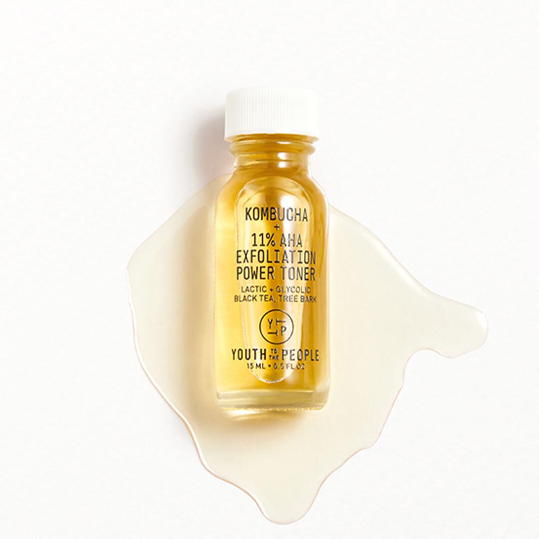 YOUTH TO THE PEOPLE Kombucha + 11% AHA Exfoliation Power Toner Desktop