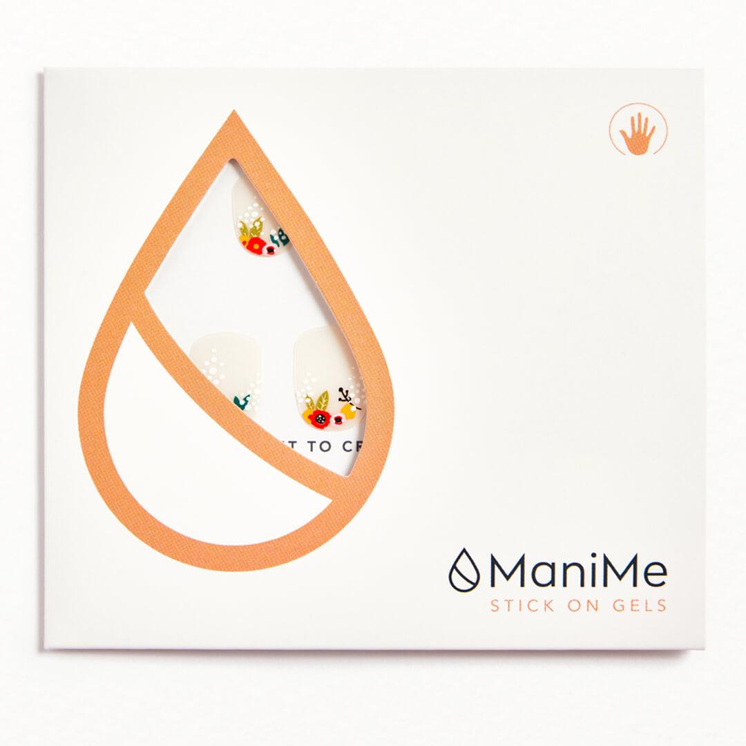 MANIME Stick On Gel Mani in Floral Cuticles Desktop
