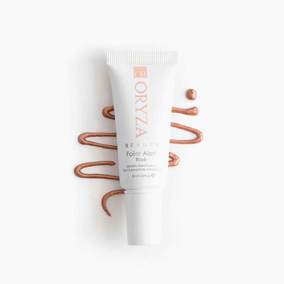 ORYZA Foiler Alert Metallic Eye Shadow in Rosé Desktop
