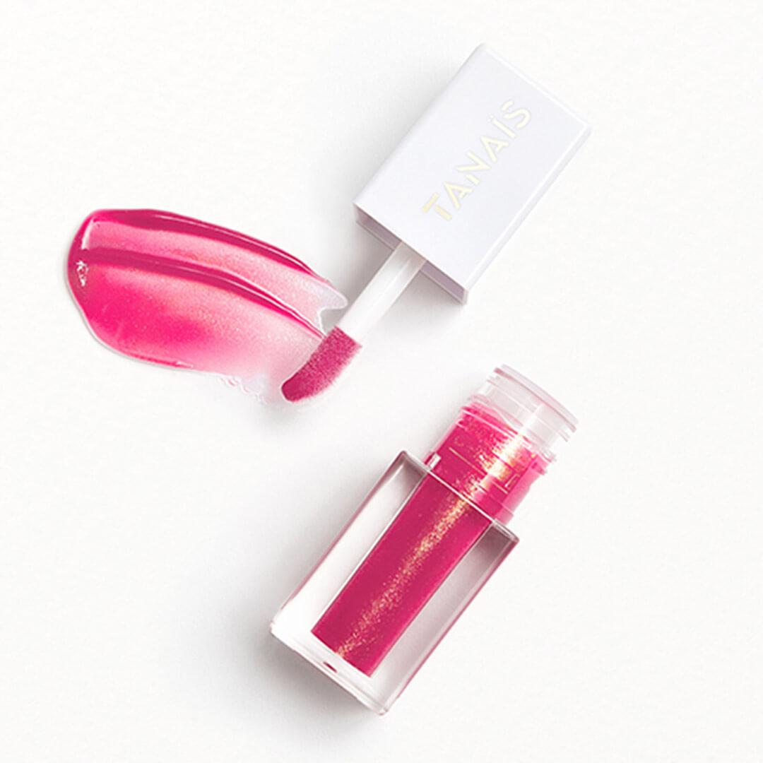 TANAÏS Lip Oil in Plumeria Petal Mobile