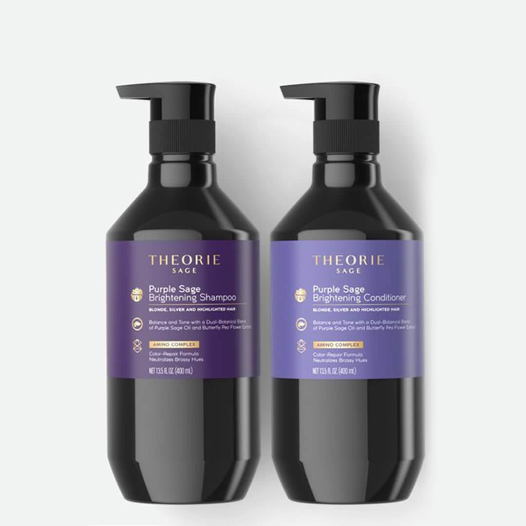 THEORIE Sage Purple Sage Brightening Shampoo & Condition Set Desktop