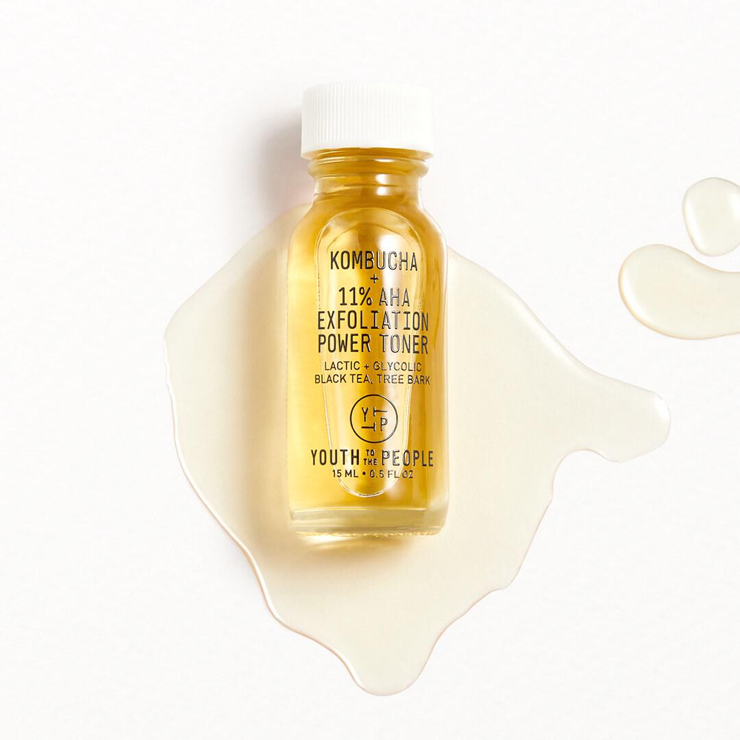 YOUTH TO THE PEOPLE Kombucha + 11% AHA Exfoliation Power Toner Desktop