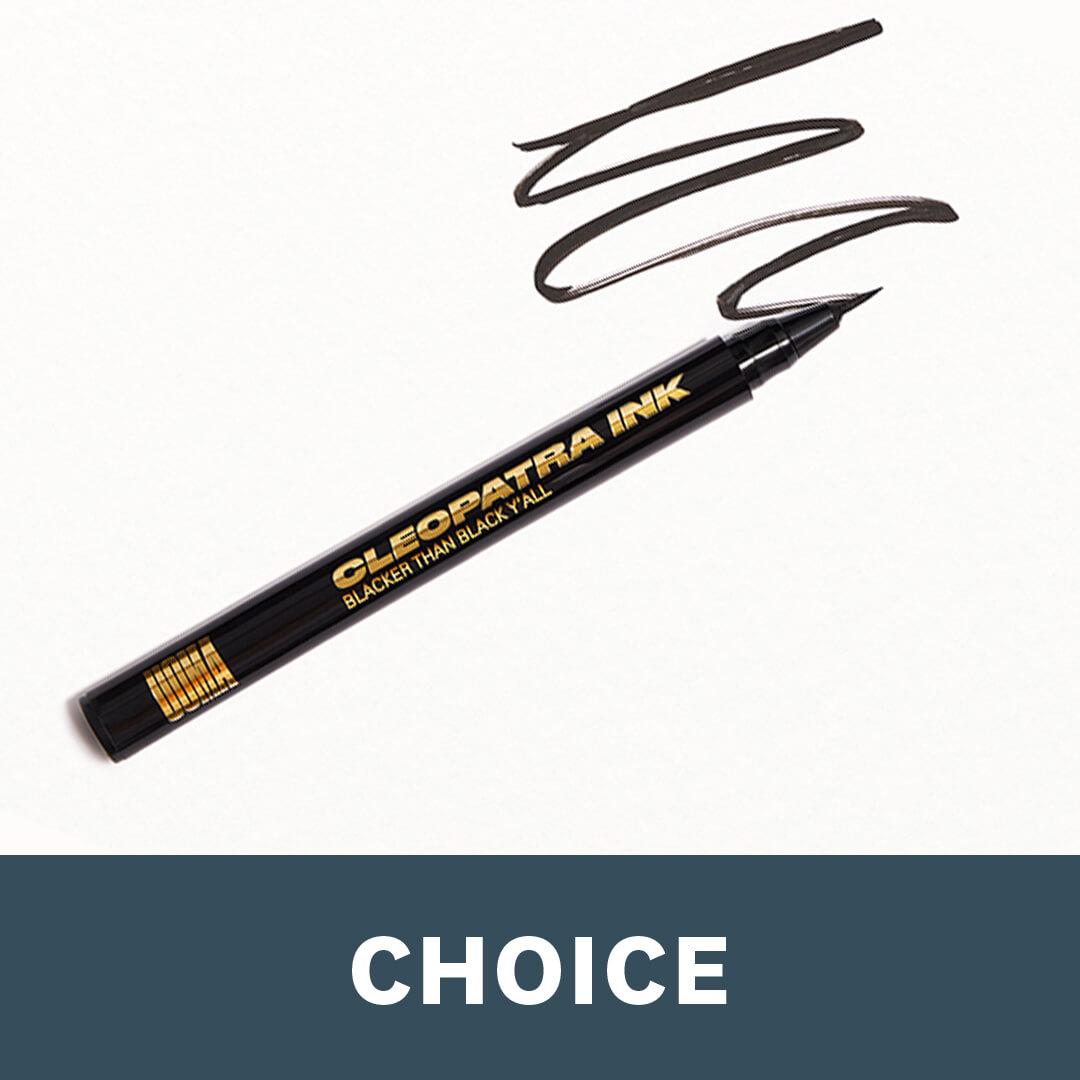 UOMA BEAUTY Afro.Dis.Iac Liquid Eyeliner in Blackety Black Y'All Mobile