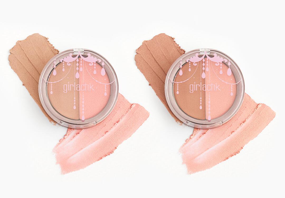 An image of GIRLACTIK Skin Glow Duo in Sunset and Moonlight. Mobile