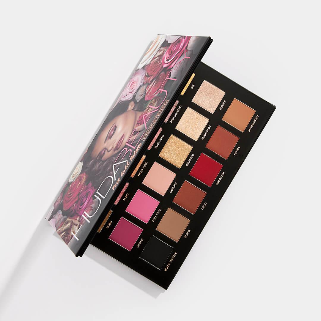 HUDA BEAUTY Rose Gold Remastered Eyeshadow Palette Mobile