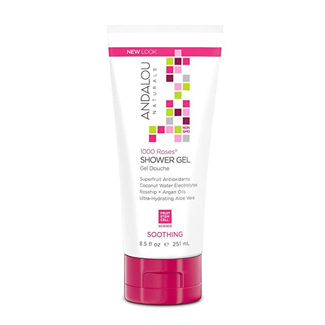 An image of ANDALOU NATURALS 1000® Roses Soothing Shower Gel. Desktop