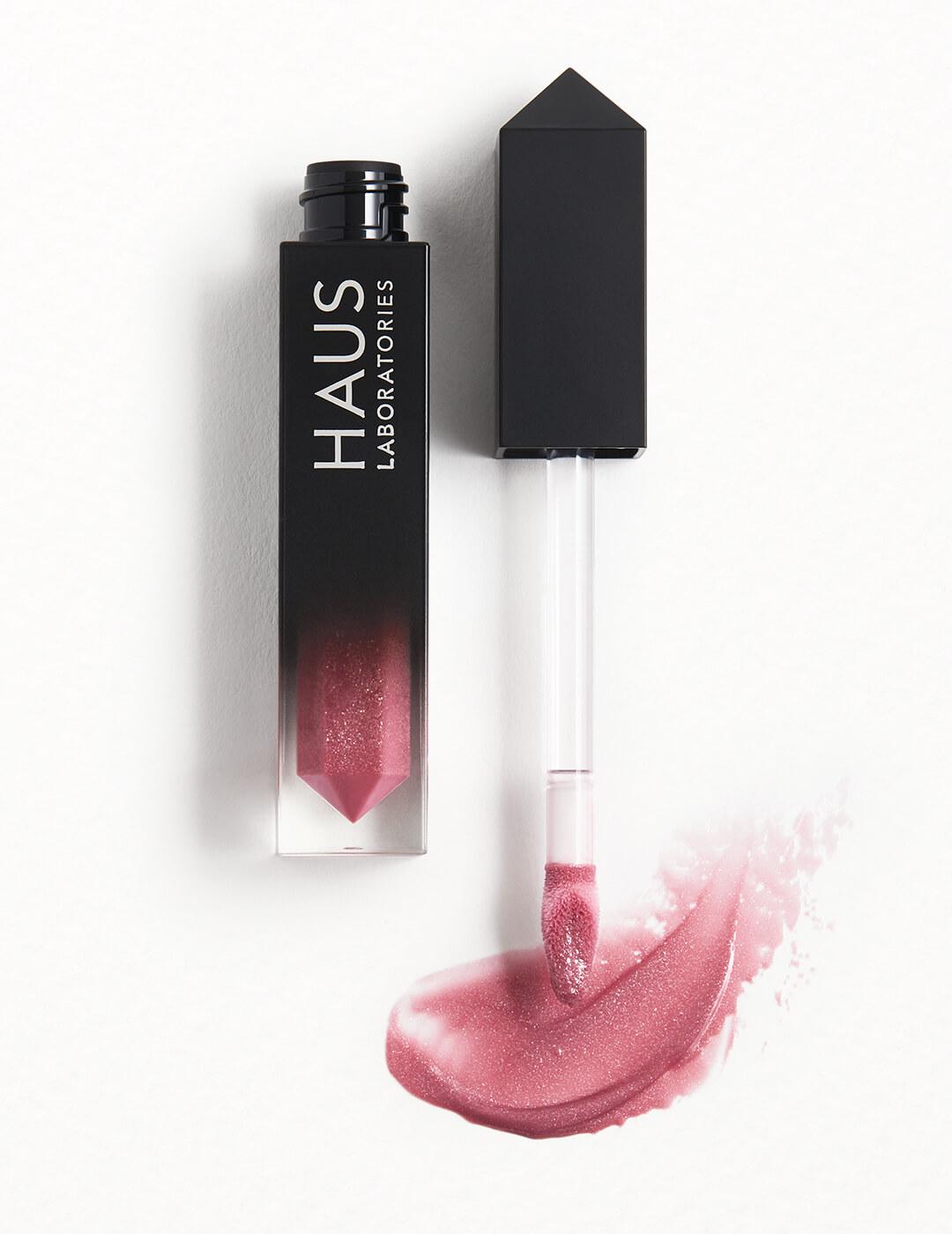 An image of HAUS LABORATORIES Le Riot Lip Gloss in Ethereal. Mobile