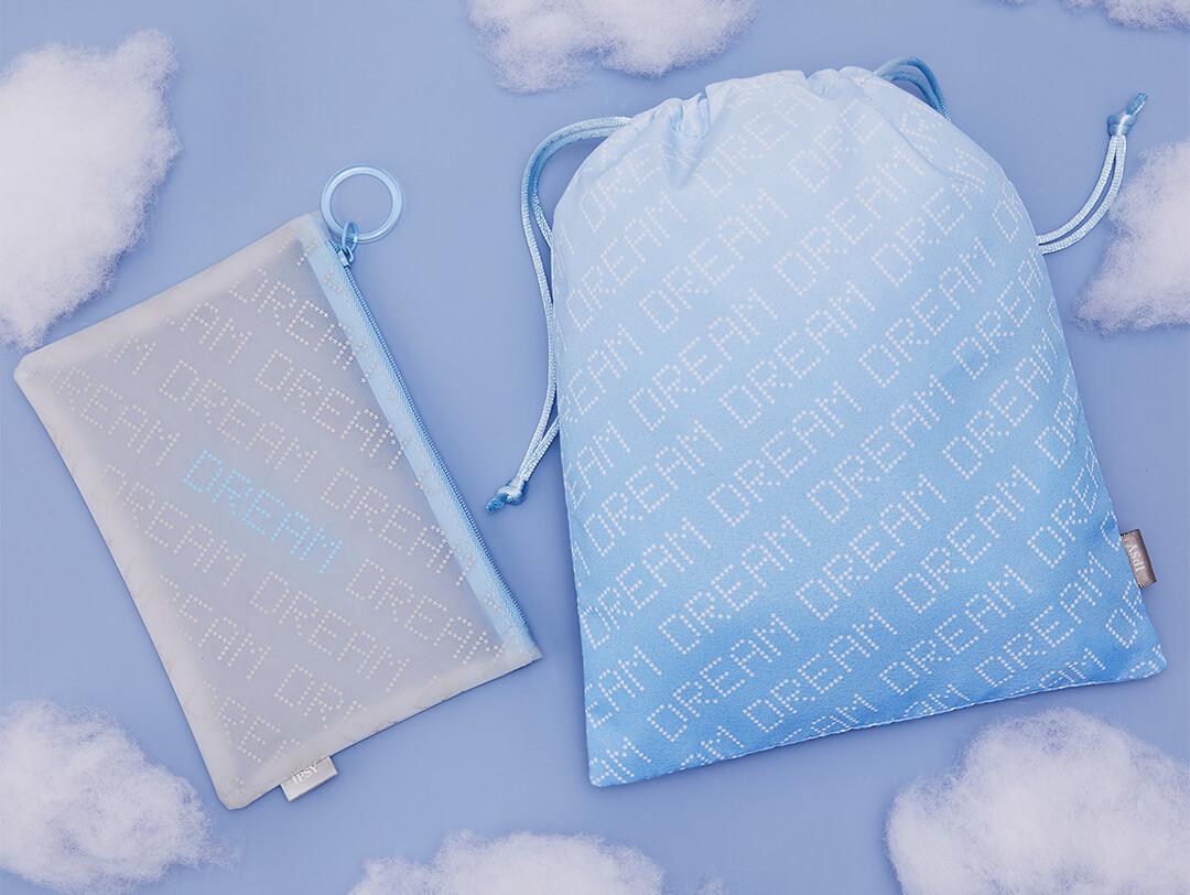 IPSY Glam Bag and Glam Bag Plus bag on sky background Desktop