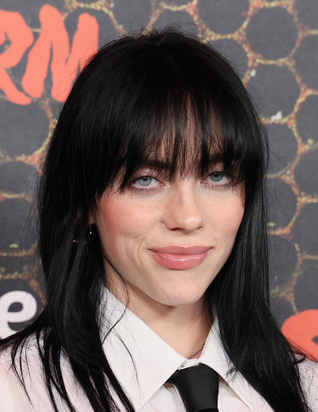 Billie Eilish attends the Los Angeles premiere of Prime Video's "Swarm" at Lighthouse Artspace LA on March 14, 2023 in Los Angeles, California. Mobile