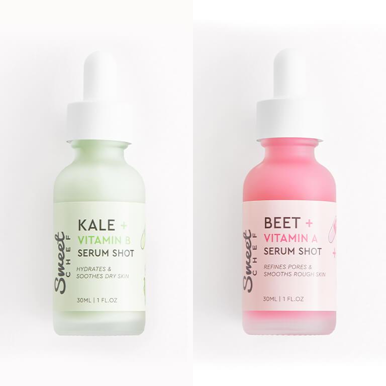 Ipsters receiving a January Glam Bag Ultimate might receive SWEET CHEF Kale + Vitamin B Serum Shot or Beet + Vitamin A Serum Shot Desktop