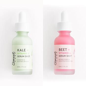 Ipsters receiving a January Glam Bag Ultimate might receive SWEET CHEF Kale + Vitamin B Serum Shot or Beet + Vitamin A Serum Shot Mobile