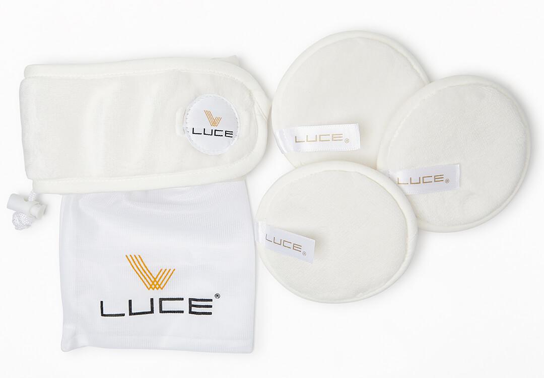 LUCE BEAUTY Lazy Eraser Set in White Desktop