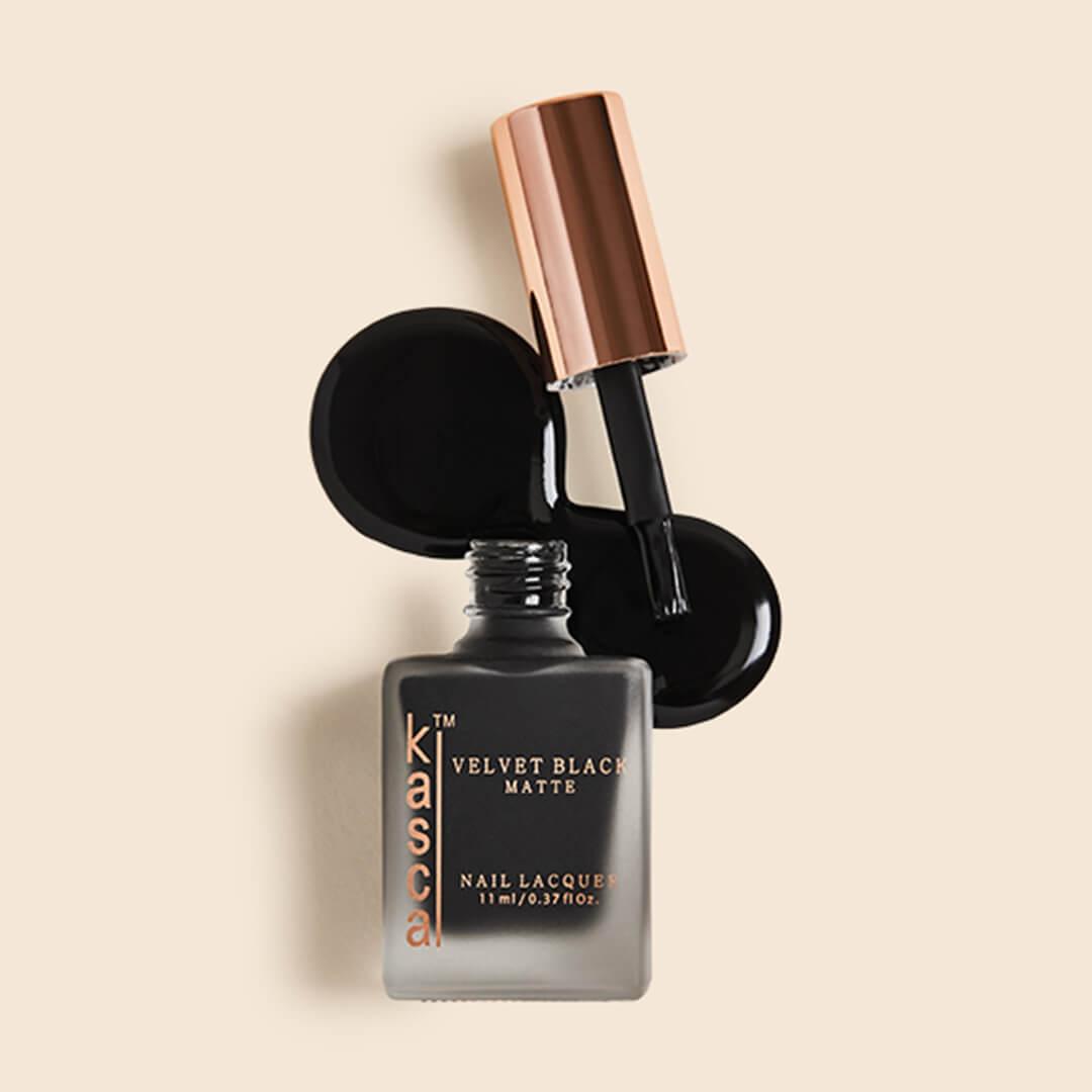 KASCA Nail Polish in Velvet Black Matte Mobile productId:p-jfyb9j6im4ci8nw