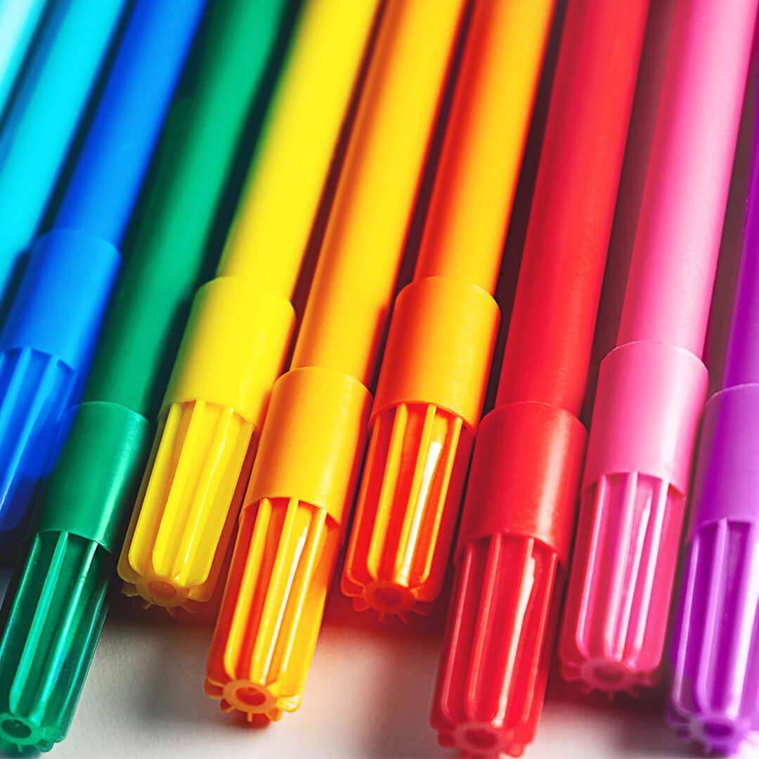 Colored felt tip pens Mobile