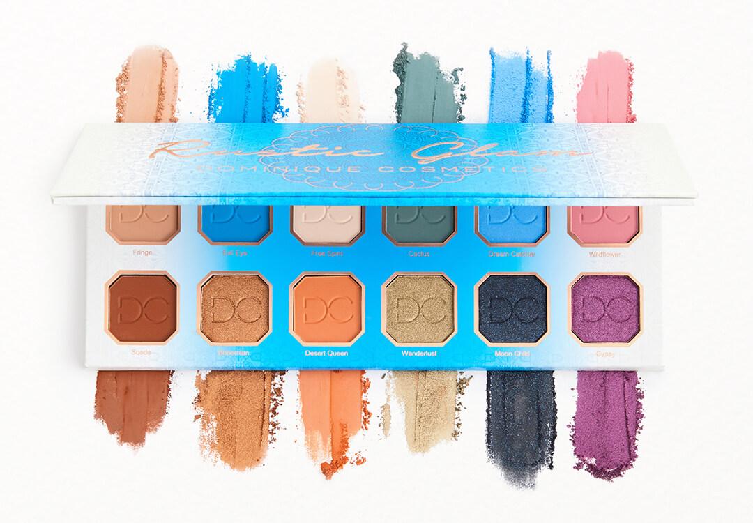 An image of DOMINIQUE COSMETICS Rustic Glam Palette. Desktop