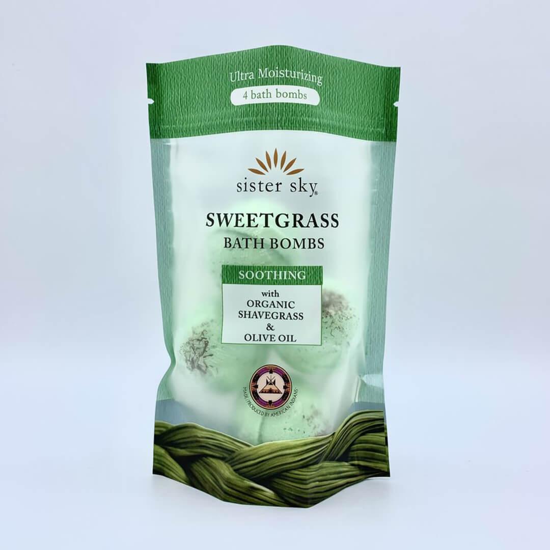 Sister Sky SWEETGRASS BATH BOMB Mobile