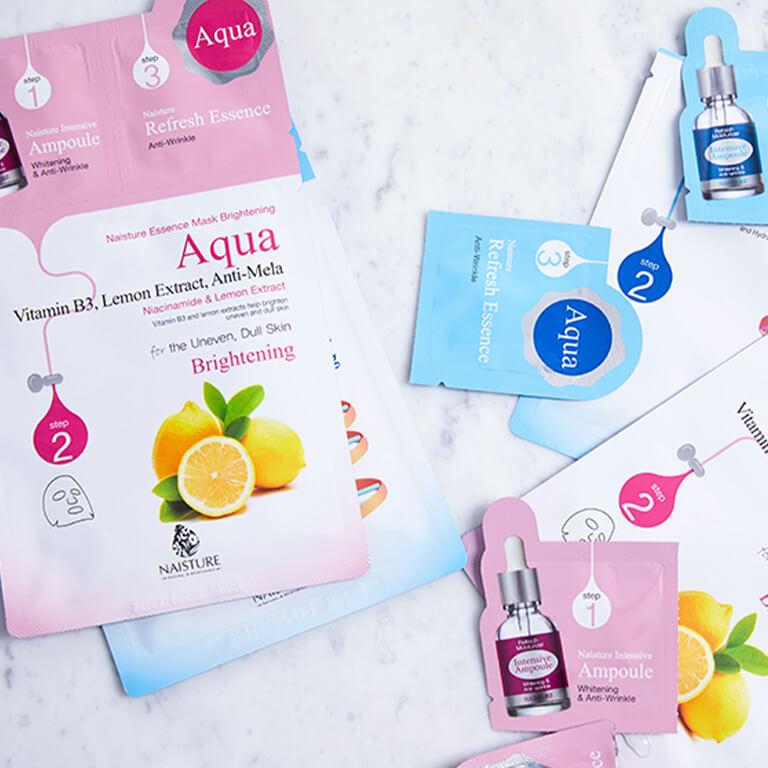 NAISTURE 3-Step Essence Brightening Mask Desktop