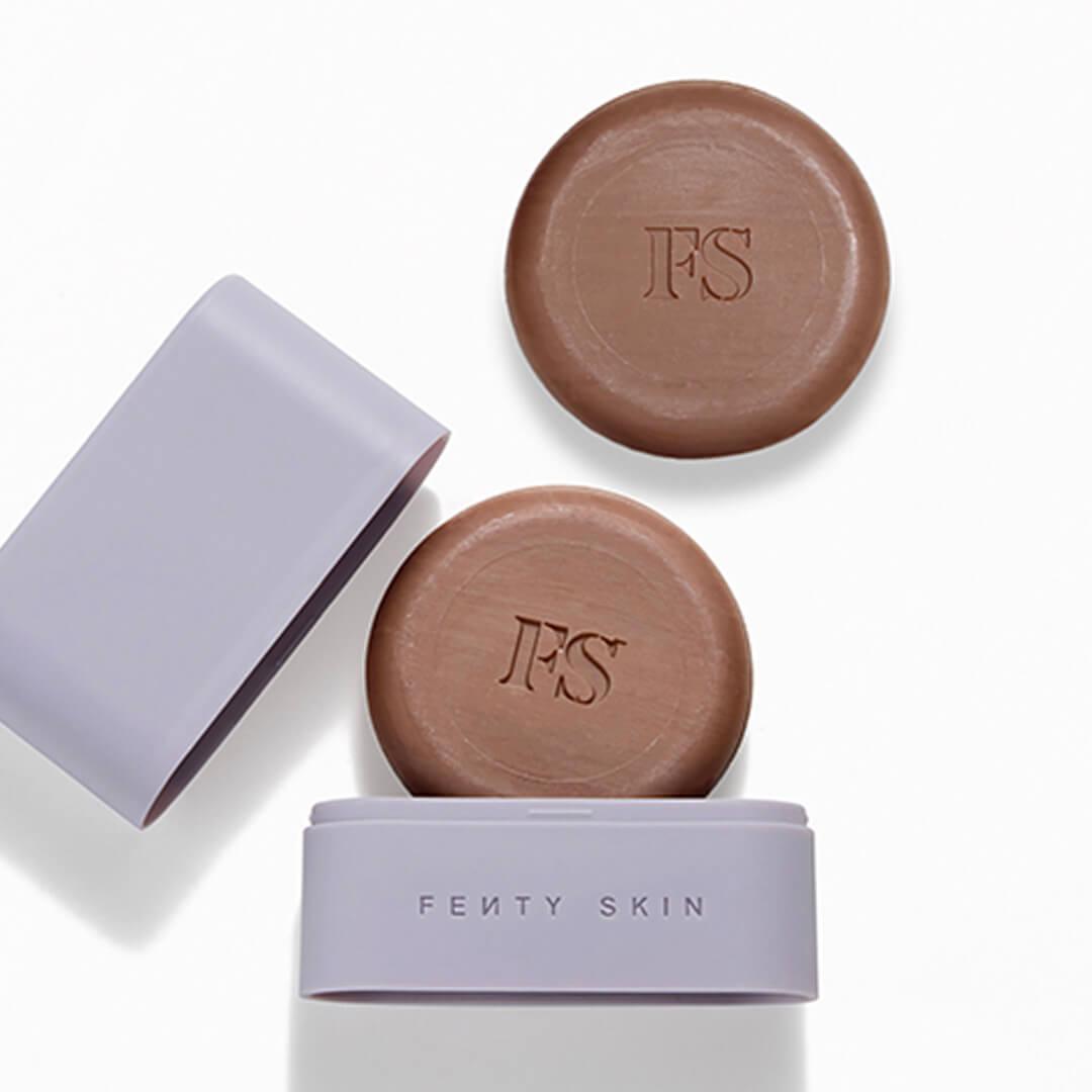 FENTY SKIN Mini Bar Duo Go-To Mini Cleansing Bar & Case Desktop
