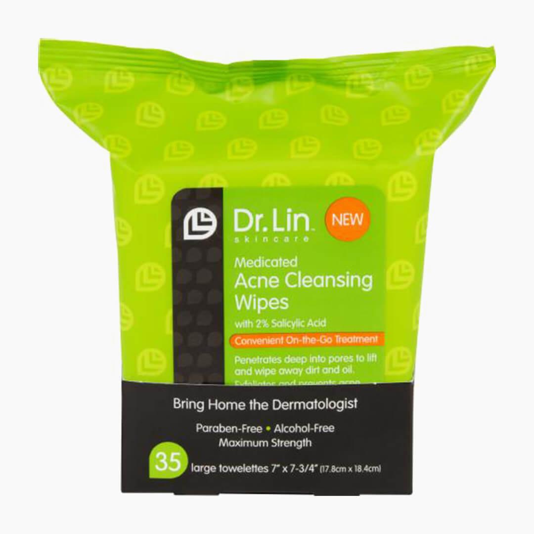 DR. LIN SKINCARE Medicated Acne Cleansing Wipes Desktop